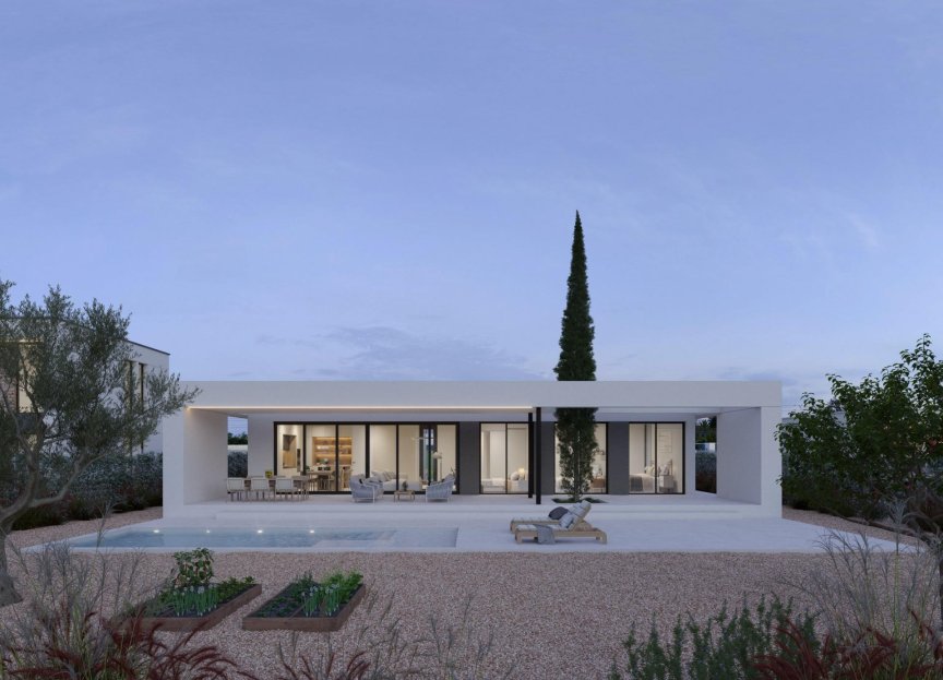 Obra nueva - Villa - Fuente Álamo - Hacienda del Alamo