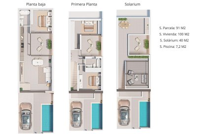 New Build - Town House - San Pedro del Pinatar - Pueblo