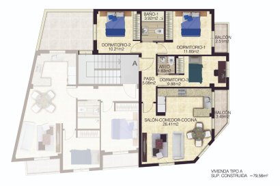 New Build - Apartment - Jacarilla - pueblo