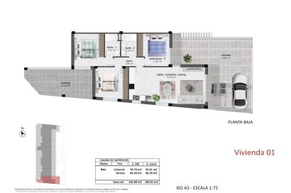 Obra nueva - Bungalow - Pilar de la Horadada - pueblo